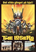 The Losers 1970 movie poster William Smith Bernie Hamilton Jack Starrett Motorcycles Cult movies