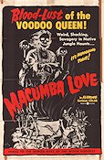 Macumba Love 1960 movie poster Douglas Fowley