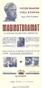 Maginotdramat 1937 poster Victor Francen Véra Korene Jacques Baumer Felix Gandéra