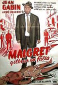 Maigret tend un piege 1958 movie poster Jean Gabin Annie Girardot Olivier Hussenot Jean Delannoy Find more: Maigret