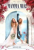 Mamma Mia the Movie 2008 movie poster Meryl Streep Pierce Brosnan ABBA Musicals