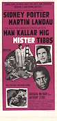 They Call Me Mister Tibbs 1970 movie poster Sidney Poitier Martin Landau Gordon Douglas