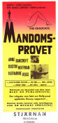 Mandomsprovet 1967 poster Dustin Hoffman Anne Bancroft Katharine Ross Mike Nichols Musik: Simon and Garfunkel