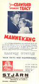 Mannekäng 1937 poster Joan Crawford Spencer Tracy Alan Curtis Frank Borzage