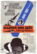 The Man Who Shot Liberty Valance 1962 movie poster James Stewart John Wayne Vera Miles Lee Marvin Edmund O´Brien John Ford