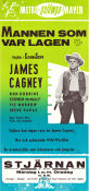 Mannen som var lagen 1956 poster James Cagney Don Dubbins Stephen McNally Robert Wise