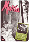 Maria 1947 movie poster Maj-Britt Nilsson George Fant Elof Ahrle Stig Järrel Gösta Folke