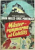 Mästerrymmarna på Colditz 1955 poster John Mills Eric Portman Christopher Rhodes Guy Hamilton