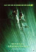 The Matrix Revolutions 2003 movie poster Laurence Fishburne Carrie-Anne Moss Andy Wachowski