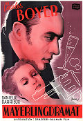 Le secret de Mayerling 1936 movie poster Charles Boyer Danielle Darrieux Anatole Litvak Eric Rohman art