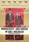 McCabe and Mrs Miller 1971 movie poster Warren Beatty Julie Christie Rene Auberjonois Robert Altman