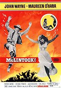 McLintock 1964 movie poster John Wayne Maureen O´Hara