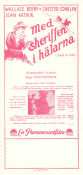 Med sheriffen i hälarna 1929 poster Wallace Beery Jean Arthur Phillips Holmes Otto Brower