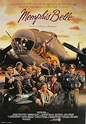 Memphis Belle 1990 movie poster Matthew Modine Eric Stoltz Planes War