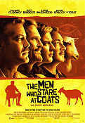 The Men Who Stare at Goats 2009 movie poster Ewan McGregor George Clooney Jeff Bridges Kevin Spacey Grant Heslov