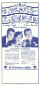 Midnattsklubben 1933 poster Clive Brook George Raft Helen Vinson Alexander Hall