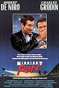 Midnight Run 1988 movie poster Robert De Niro Charles Grodin Yaphet Kotto Martin Brest Mafia