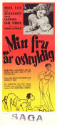 Min fru är oskyldig 1950 poster Poul Reichhardt Bodil Kjer Gunnar Lauring Danmark