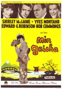 My Geisha 1962 movie poster Shirley MacLaine Yves Montand Edward G Robinson Robert Cummings Jack Cardiff Asia Mountains