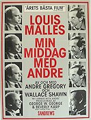 Min middag med Andre 1981 movie poster Andre Gregory Louis Malle