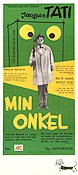 Mon Oncle 1958 movie poster Jean-Pierre Zola Adrienne Servantie Jacques Tati