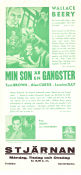 Min son är en gangster 1939 poster Wallace Beery Tom Brown Alan Curtis Josef von Sternberg