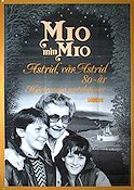 Mio min Mio Astrid 8o år 1987 movie poster Writer: Astrid Lindgren