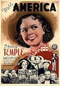 Rebecca of Sunnybrook Farm 1938 poster Shirley Temple Allan Dwan