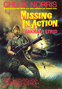 Missing in Action 1984 movie poster Chuck Norris M Emmet Walsh Lenore Kasdorf Joseph Zito War