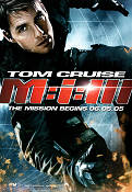Mission: Impossible III 2006 movie poster Tom Cruise Michelle Monaghan Ving Rhames JJ Abrams