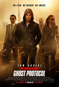 Mission Impossible Ghost Protocol 2011 movie poster Tom Cruise Jeremy Renner Simon Pegg Brad Bird