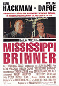 Mississippi Burning 1988 movie poster Gene Hackman Willem Dafoe Alan Parker