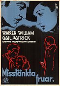 Wives Under Suspicion 1938 movie poster Warren William Gail Patrick