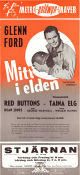 Mitt i elden 1958 poster Glenn Ford Red Buttons Taina Elg George Marshall