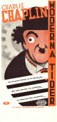 Modern Times 1936 poster Paulette Goddard Charlie Chaplin