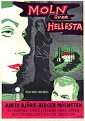 Moln över Hellesta 1956 movie poster Anita Björk Birger Malmsten Isa Quensel Birgitta Andersson Rolf Husberg Production: Sandrews Artistic posters