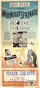 The Glenn Miller Story 1954 movie poster Glenn Miller James Stewart June Allyson Louis Armstrong Jazz