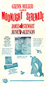 The Glenn Miller Story 1954 movie poster Glenn Miller James Stewart June Allyson Louis Armstrong Jazz