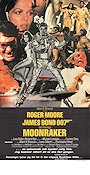 Moonraker 1979 movie poster Roger Moore Richard Kiel Lois Chiles Michael Lonsdale Lewis Gilbert