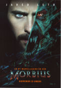 Morbius 2022 movie poster Jared Leto Matt Smith Adria Arjona Daniel Espinosa Find more: Marvel