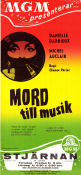 Mord till musik 1960 poster Danielle Darrieux Michel Auclair Jean Servais Etienne Périer