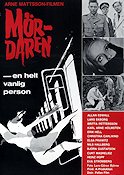 Mördaren 1967 movie poster Lars Ekborg Arne Mattsson