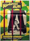 Mördarens alibi 1955 poster Edmond O´Brien Marla English