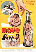 Move 1970 movie poster Elliott Gould Paula Prentiss Genevieve Waite Stuart Rosenberg