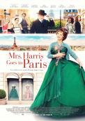 Mrs Harris Goes to Paris 2022 movie poster Lesley Manville Isabelle Huppert Lambert Wilson Anthony Fabian