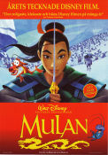 Mulan 1998 movie poster Ming-Na Wen Tony Bancroft Animation Asia Mountains