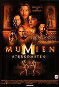 The Mummy Returns 2001 movie poster Brendan Fraser Rachel Weisz John Hannah Stephen Sommers