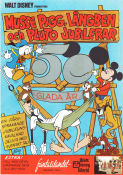 Musse Pigg Långben och Pluto jubilerar 1973 poster Musse Pigg