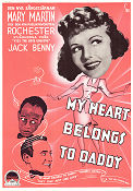 My Heart Belongs to Daddy 1942 movie poster Mary Martin Jack Benny Rochester Robert Siodmak