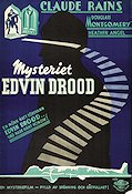 Mysteriet Edvin Drood 1935 poster Claude Rains Douglass Montgomery Heather Angel Stuart Walker